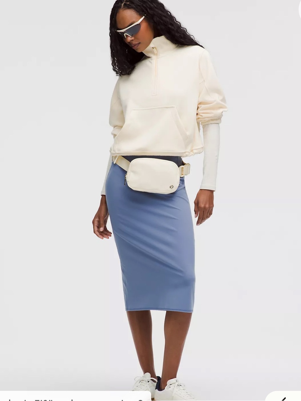 NWT Lululemon Nulu Slim-Fit High-Rise Midi Skirt, XS